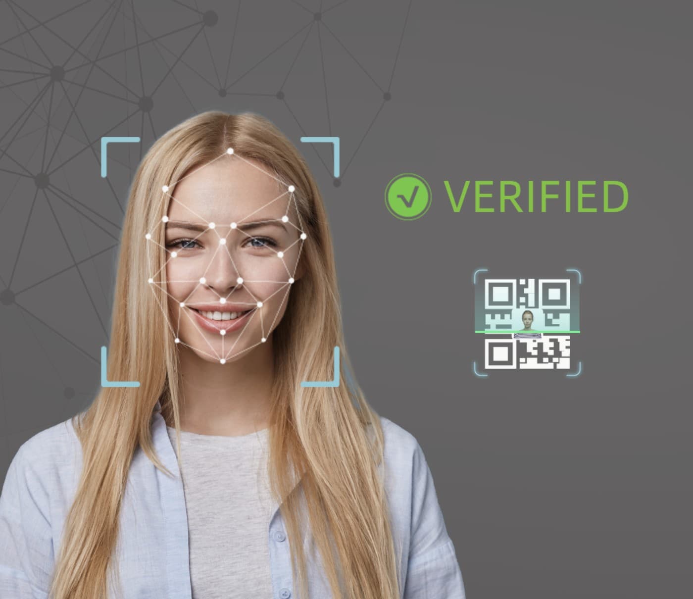The face, or the code on the phone
