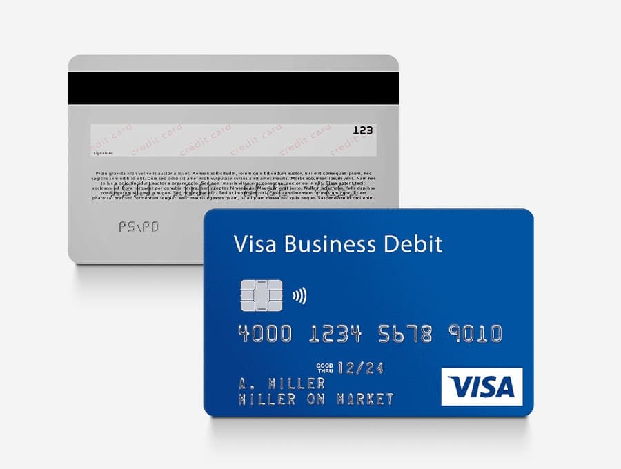A card that looks issued, not printed