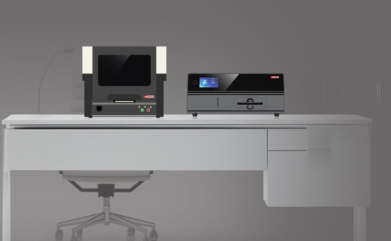 Two machines, one desk