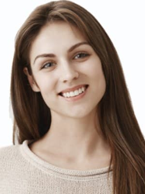 Head turned, non-neutral expression